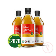 Karkuma Organic Apple Cider Vinegar 3 pcs Bundle Package