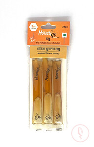 Honeygo 24gm Mustard Flower Honey x 3 (9 Strips) HG24M