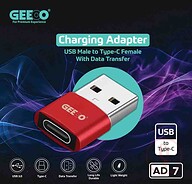 GEEOO AD7 USB male to Type-C Charging Adapter & Data Transfer