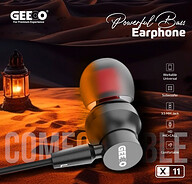 GEEOO X11 Powerful Sound Experience Earphone Paperbox