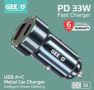 Geeo CC13 PD 33W Dual-port Fast Charger