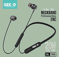 GEEOO BL110 Ultra Flex Neckband Professional Bass ENC Function