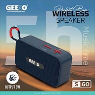 GEEOO S60 Perfect Bass Wireless Speaker (Dark Blue)