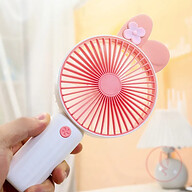 Kawaii Sanrio Handheld Mini Fan Cinnamoroll Accessories Cute Cartoon Anime Usb Charging Two-Speed Wind Power Toys for Girls Gift
