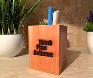 Wooden Desk Organizer (Think Achieve)
