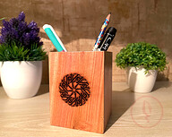 Wooden Desk Organizer (Iqra)