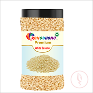 Rongdhonu Premium White Sesame (সাদা তিল) -50gm