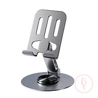 Full Metal rotatable foldable desktop stand for Mobile/Tablet