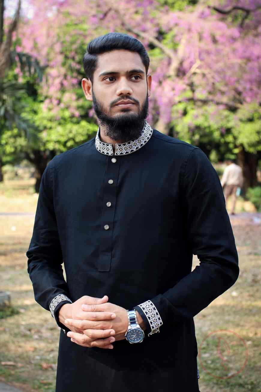 Classic Black Panjabi 2