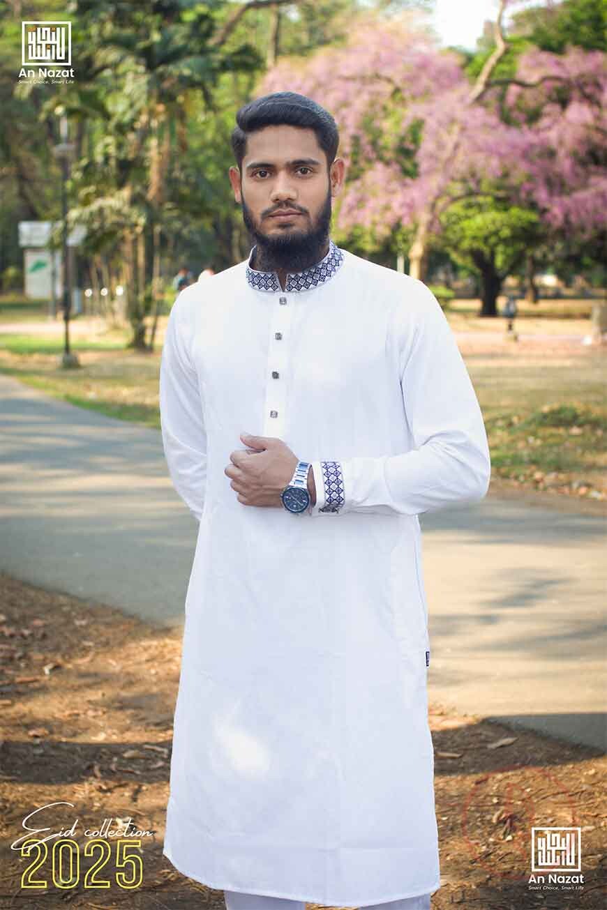 Classic white Panjabi 1