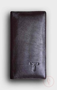 Multi-functional Moto Wallet Long- Chocolate