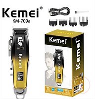 Kemei KM-709A Pro Electric Hair Clipper Cordless Rechargeable