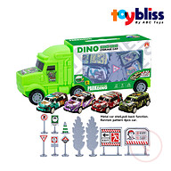 Toybliss Dino Storage Truck Playset (ABL887-7), Ages 3+