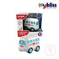 Toybliss Huanger Cartoon Vehicle Ambulance (HE0537), Ages 12m+