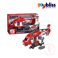 Toybliss Rescue Helicopter with Realistic lights &amp; Sounds (JS128A), Ages 3+