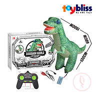 Toybliss Inflatable RC Dinosaur with Sounds (LH-DO18), Ages 6+