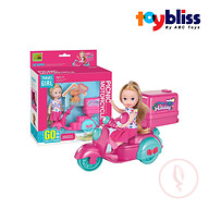 Toybliss Travel Girl Picnic Motorcycle (9045-14), Ages 3+