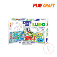 Play Craft Ludo Premier 2-in-1 Snakes & ladders, Ages 5+