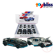 Toybliss XU YE 1:24 Die-Cast Bugatti Pull Back Car (K240B3), Ages 3+