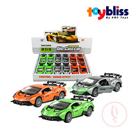 Toybliss XU YE 1:32 Die-Cast Lamborghini Pull Back Car with Lights &amp; Sound (K174BB), Ages 3+