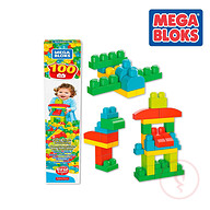 Mega Bloks GFG21 First Builders Construction Set 100pcs (Damaged Box), Ages 1+