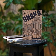 Work Size Dhaka (Line) Kraft Lined Notebook (SN202309382)