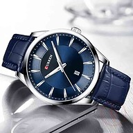 CURREN 8365 Men's Leather Straps Watch