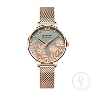 Curren 9065 Quartz Watch Luxury Brand Stainless Steel for Women-Rose Gold