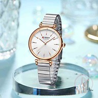 Curren 9081 Analog Stainless Steel Watch For Women - Silver and Rose Gold