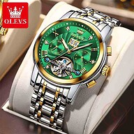 OLEVS 9910 Mechanical Wrist Watch Men - Green