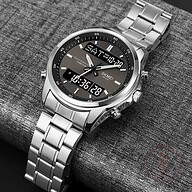 SKMEI 2049 Dual Display Electronic Multifunctional Men Watch - Silver