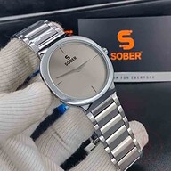 SOBER 2546 Steelness steel Men's Watch For-Silver And Gray