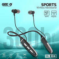 GEEOO BL109 Sports Wireless Neckband – 60H Playtime, Bluetooth 5.6, Magnetic Earbuds