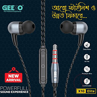 X10 Elite Stylish &amp; Powerful Sound Earphone