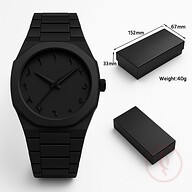 Aura Men’s Matte Analog Watch With Arabic Numerals  (Black Color)