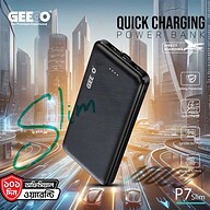 GEEOO P7 Slim Quick Charge Power Bank 10000mAh | Dual USB Output | Type-C &amp; Micro Input