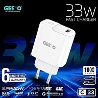 GEEOO C33 33W Fast Charging Charger Set with Cable | Smart Chip | Type-C / Micro