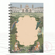 Mughal 4 (8*5.5 inch) Spiral Notebook 