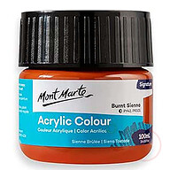Monte Marte MSCH1014 Acrylic Colour Paint 100 ml, Burnt Sienna