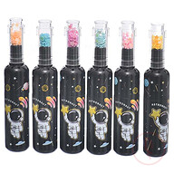 Duole DL-2028A High Quality Mini Highlighter Space Theme Pack of 6 Pieces for School and Students - Multi Color