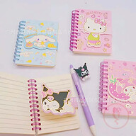 Kuromi Decorated Any Colour Spiral Notebook, Notebook for Students, Random Colour and Style