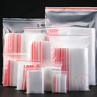 Plastic Zip Lock Bags Clear Poly Per- Pack 100 Pcs (5/6 Inch)
