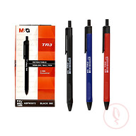 M&G Retractable Ball Point TR3 Semi-Gel Ball Pen 0.7mm 3pcs (Black/Blue/Red)