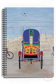 Rickshaw A4 Spiral NoteBook