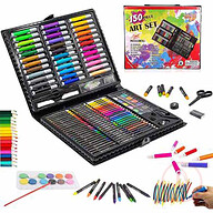 150 Pcs Art Supplies for Kids, ANDEFINE Deluxe Kids Art Set for Drawing Painting and More with Portable Art Box, Coloring Supplies Art Kits Great Gift for Kids, Toddlers, Beginners