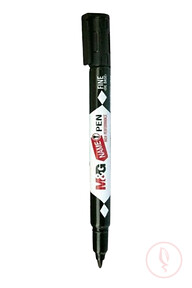 M&G Mini Permanent Markers Fine Tip, Instant Drying Permanent Pen Waterproof Permanent Marker Pens Fine Point Permanent Marker Non-Toxic Xylene Free (Black, 12 Pcs) 