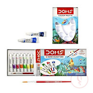 Doms Water Colour Tubes 5ml 12 Shade (With Brush And Palette)