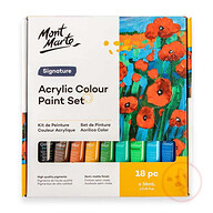 Mont Marte Signature Acrylic Color Paint Set (36ML) - 18 Colors