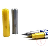 Doms Metallic Brush Pen 2-Shades (Gold & Silver)