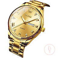 OLEVS Watch For Men Stainless Steel Watches - FULL GOLDEN COLOR - MAN WATCH